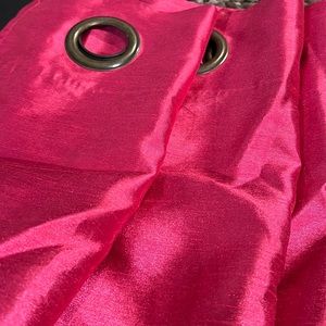 Stylemaster polyester curtain panels PINK